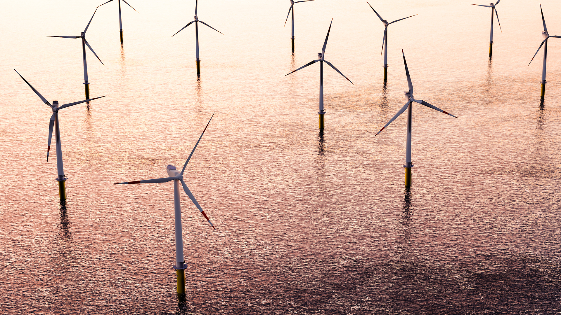 Offshore Wind Turbine Farm for Sustainable Energy Production & Clean Power Offshore Wind Turbine Farm for Sustainable Energy Production & Clean Power