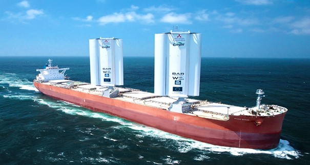 Pyxis Ocean: first cargo-ship to sail and produce less carbon emissions